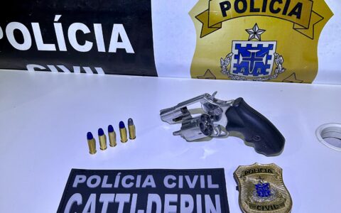 Imagem do post Agressor é preso em Eunápolis por porte ilegal de arma