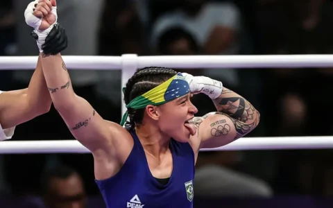 Imagem do post Baiana Bia Ferreira avança em Paris 2024 e faz história no boxe