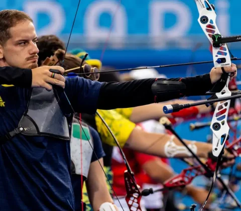 Imagem do post Tiro com arco: Brasil fatura vaga de duplas mistas na estreia em Paris