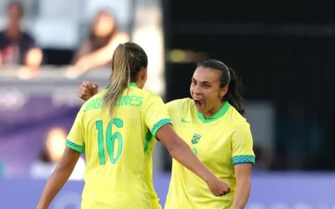 Imagem do post Futebol: seleção feminina faz 1 a 0 na Nigéria na estreia da Olimpíada