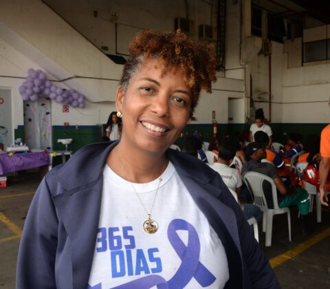 Imagem do post Agentes de limpeza participam de palestra sobre o combate à violência contra a mulher
