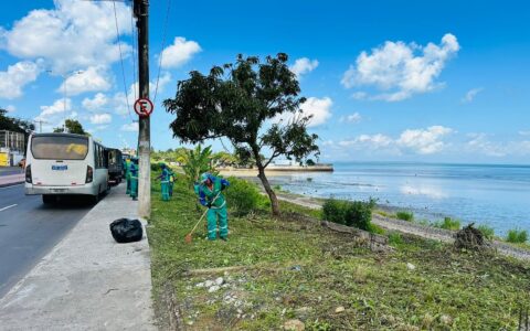 Imagem do post Limpurb realiza mutirão de limpeza e roçagem no Subúrbio de Salvador