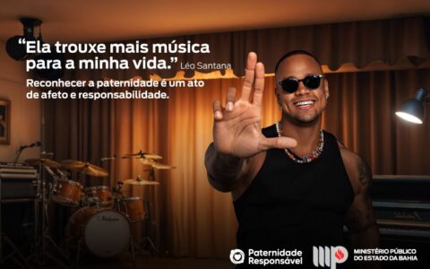 Imagem do post MP lança campanha com Leo Santana para reforçar Paternidade Responsável