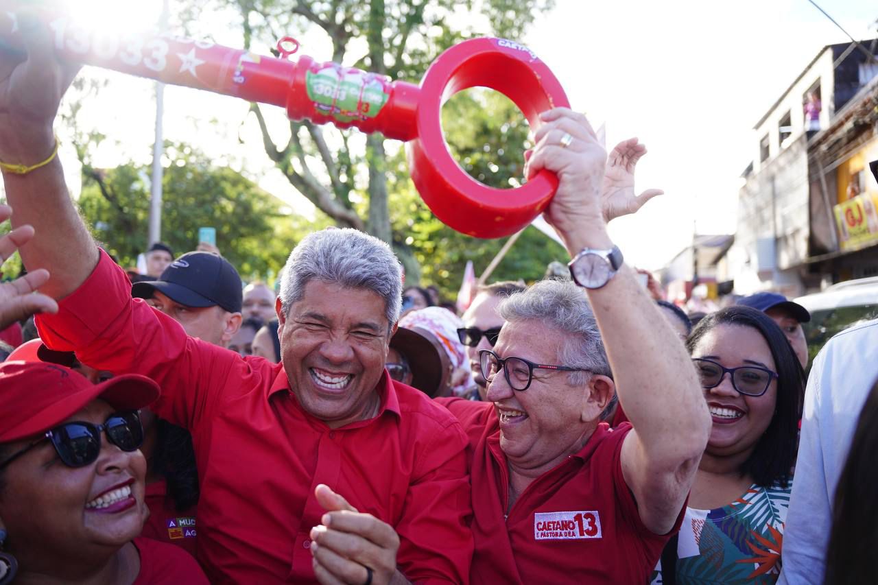 Jerônimo projeta vitória de Luiz Caetano e diz que estará ao seu lado para mudar Camaçari