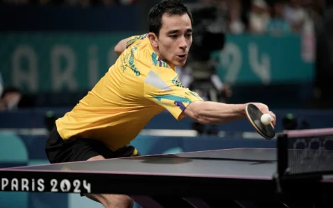 Imagem do post Hugo Calderano é superado por francês e fica em quarto no tênis de mesa