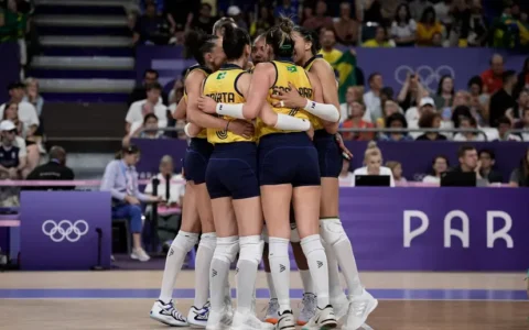 Imagem do post Brasil para nos Estados Unidos e vai lutar pelo bronze no vôlei feminino em Paris 2024