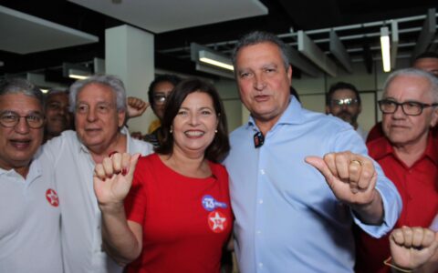 Imagem do post Em Ilhéus, Rui Costa destaca experiência e capacidade de Adélia para governar o município