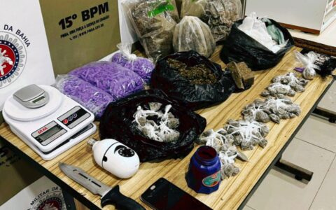 Imagem do post PM-BA desarticula laboratório de drogas em Itabuna