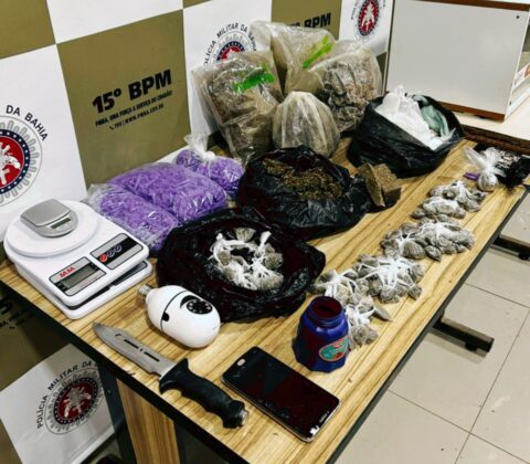 Imagem do post PM-BA desarticula laboratório de drogas em Itabuna