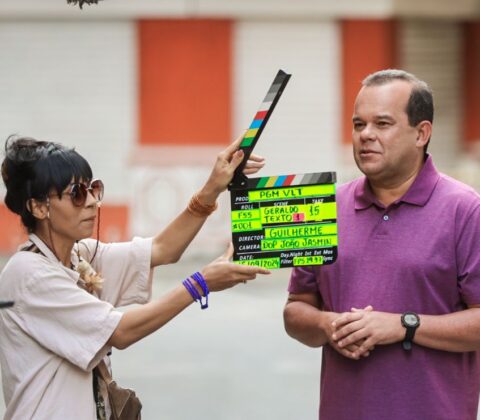 Imagem do post No Comércio, Geraldo grava sobre transformação prevista com a chegada do VLT