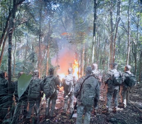 Imagem do post Acampamento utilizado por criminosos é desmobilizado pela PM na Ilha de Itaparica