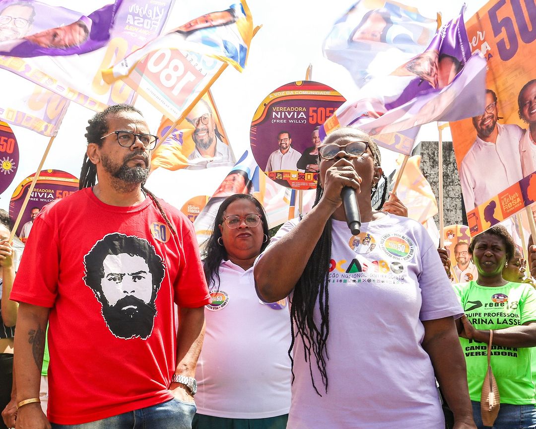 Dona Mira diz que sua chapa com Kleber Rosa “representa a verdadeira esquerda de Salvador”