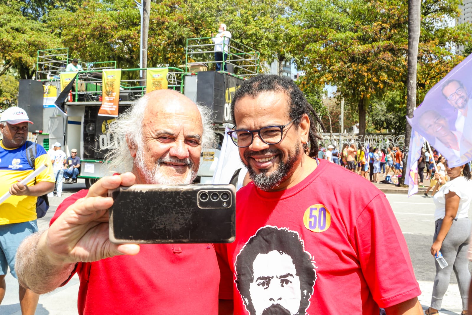 “Candidato que não tem identidade com a esquerda”, diz Kleber Rosa sobre Geraldo