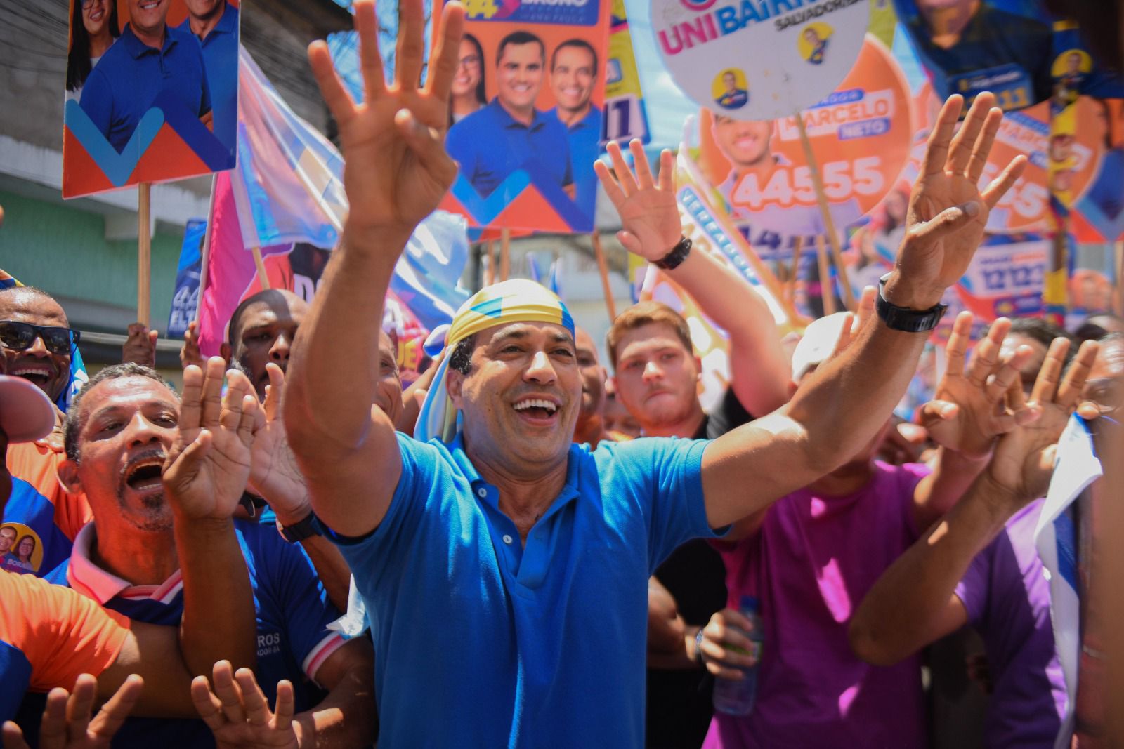 “O azul vai tomar conta das ruas no domingo”, prevê Bruno Reis