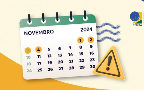 Imagem do post TRE-BA terá expediente suspenso nos dias 1º e 4 de novembro