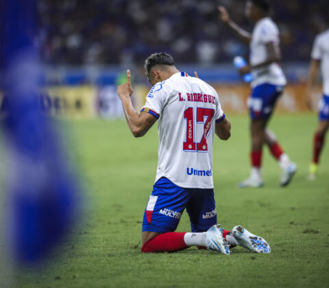 Imagem do post Lucho comemora gol e celebra ponto importante conquistado pelo Bahia