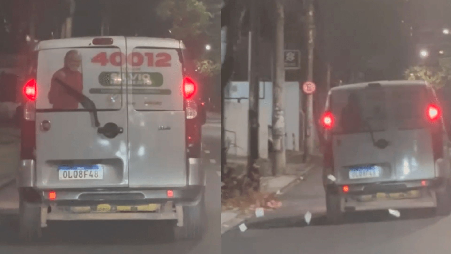 EXCLUSIVO: Carro com imagem de vereador é flagrado sujando ruas em Salvador; veja vídeo