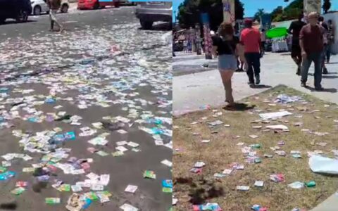 Imagem do post VÍDEO: Ruas de Lauro de Freitas são tomadas por “santinhos”