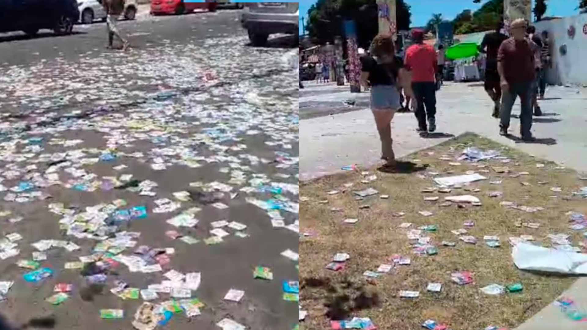 VÍDEO: Ruas de Lauro de Freitas são tomadas por “santinhos”