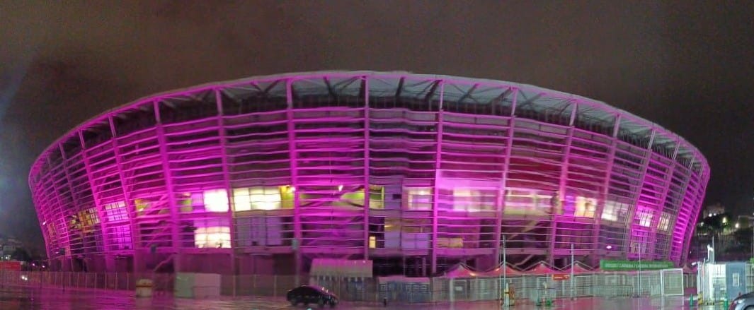 Casa de Apostas Arena Fonte Nova apoia campanha Outubro Rosa