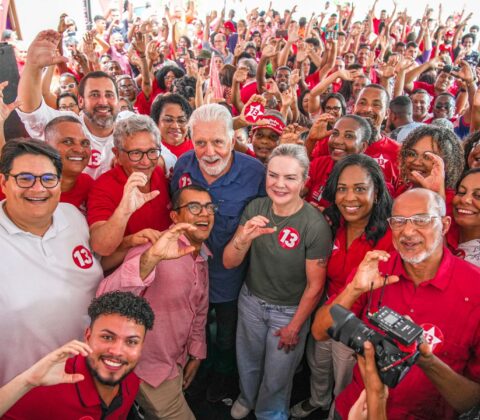 Imagem do post Éden celebra crescimento do PT Bahia e convoca militância para conquistar a vitória em Camaçari: “Somos todos Caetano 13”
