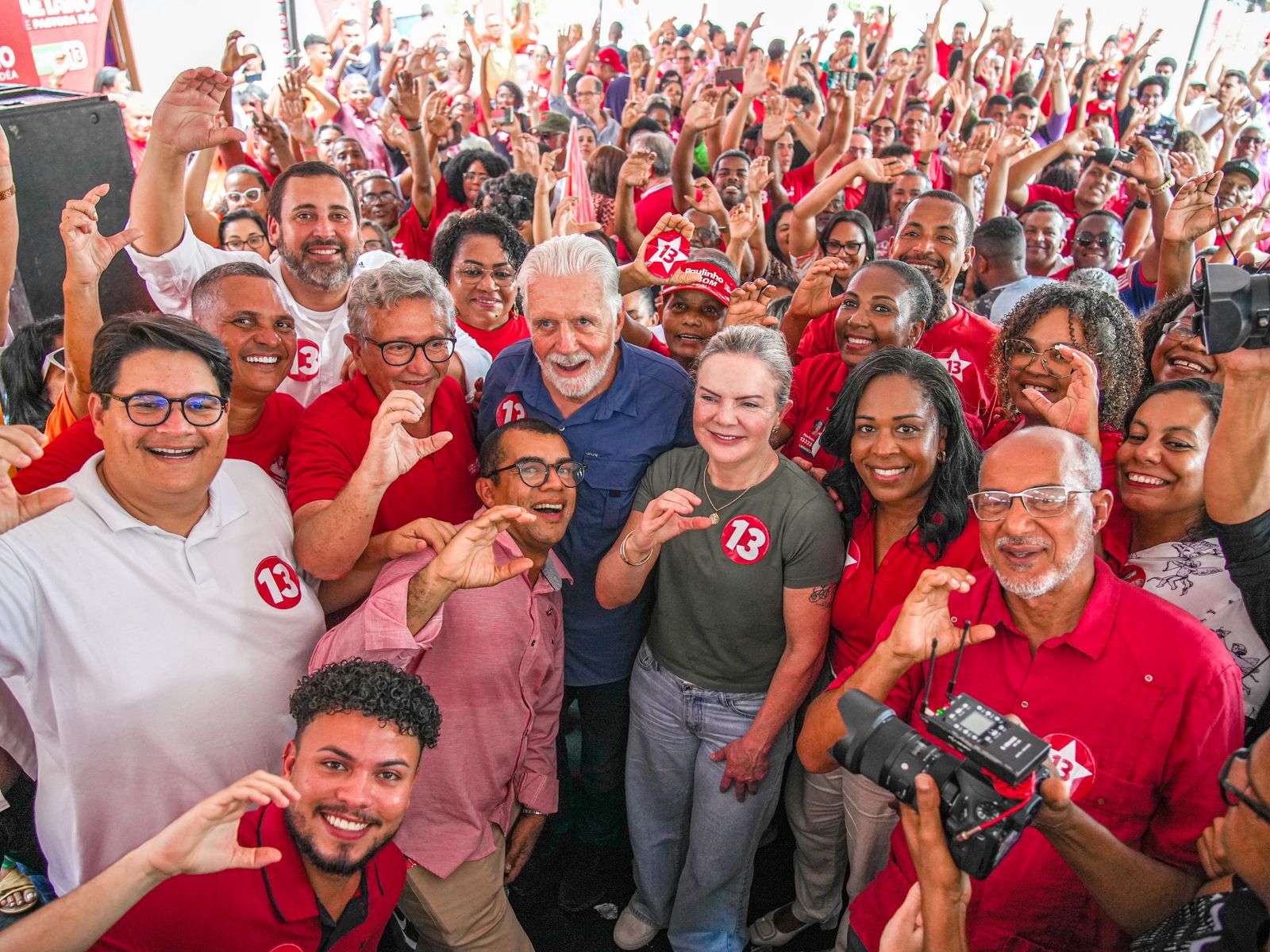 Éden celebra crescimento do PT Bahia e convoca militância para conquistar a vitória em Camaçari: “Somos todos Caetano 13”