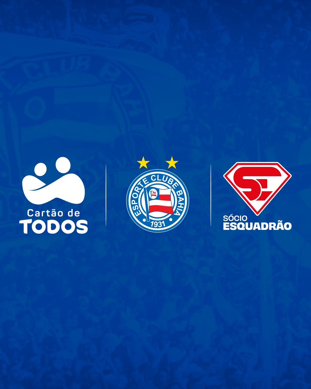 Cartão de TODOS Soft Esportes anuncia parceria com o Esporte Clube Bahia SAF