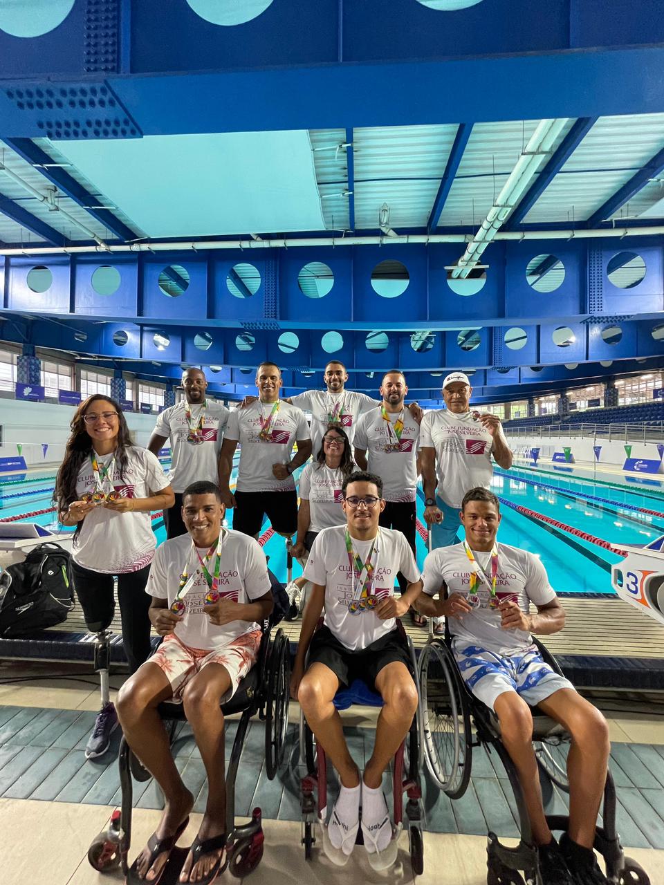 Equipe baiana de paranatação conquista 22 medalhas nas Paralimpíadas Universitárias com apoio da Sudesb