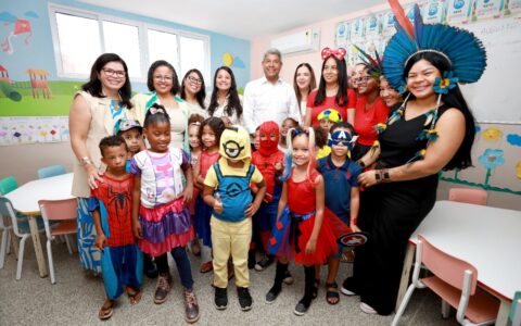 Imagem do post Creche comunitária no Lobato antecipa celebração do Dia das Crianças, com a participação do governador
