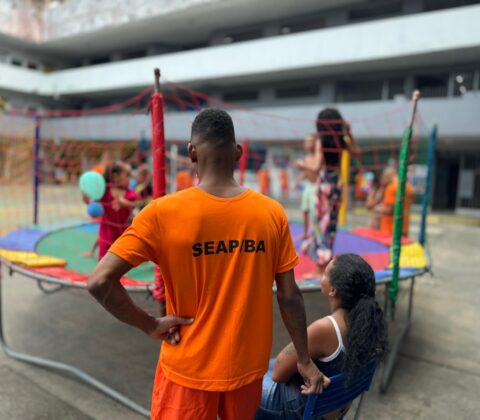 Imagem do post Dia das Crianças reúne pais e filhos na Penitenciária Lemos Brito
