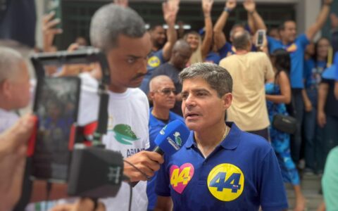 Imagem do post ‘Tenho certeza que ao fim do dia estaremos comemorando a vitória de Flávio Matos’, diz ACM Neto em Camaçari