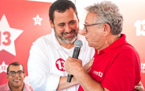 Imagem do post “Uma vitória com a cara e a cor do PT”, comemora presidente do PT sobre eleição de Caetano