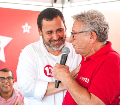 Imagem do post “Uma vitória com a cara e a cor do PT”, comemora presidente do PT sobre eleição de Caetano