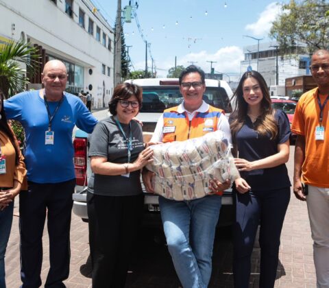 Imagem do post Obras Sociais Irmã Dulce recebem alimentos arrecadados pela Caminhada de Prevenção da Codesal