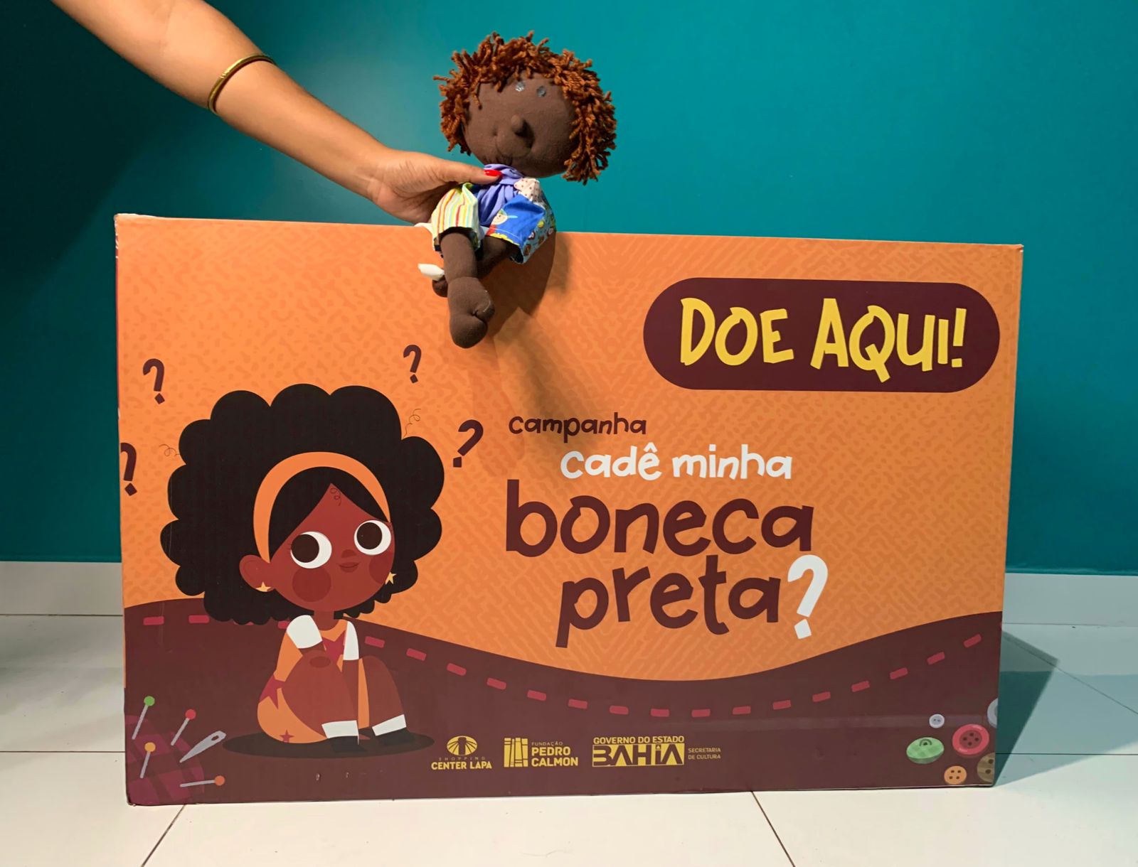 Representatividade na infância: Shopping Center Lapa recebe ponto de coleta em apoio à campanha “Cadê Minha Boneca Preta?”