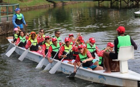Imagem do post Projeto Dragon Boat, no Dique do Tororó, recebe profissionais de Saúde para bate-papo sobre cuidados e prevenção ao câncer de mama