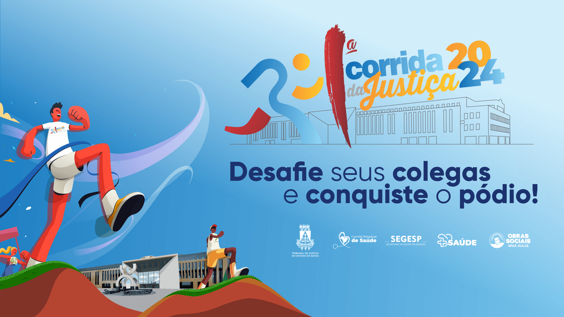 TJBA dá a largada e marca a data da Corrida da Justiça; interessados já podem se inscrever