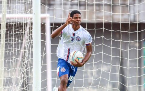Imagem do post Com show de Fábio Ryan, Bahia vence o Vitória em primeiro jogo da final no sub-15
