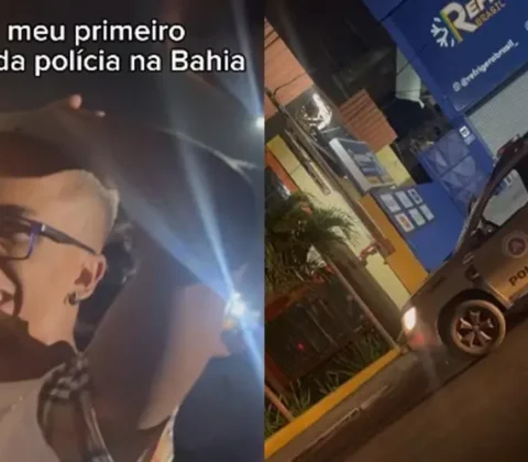 Imagem do post Vídeo de influenciador baiano recebendo enquadro viraliza na web; veja