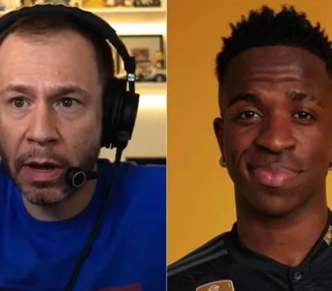 Imagem do post Tiago Leifert sobre Vini Jr não ter comparecido à Bola de Ouro: “deveria ter ido”