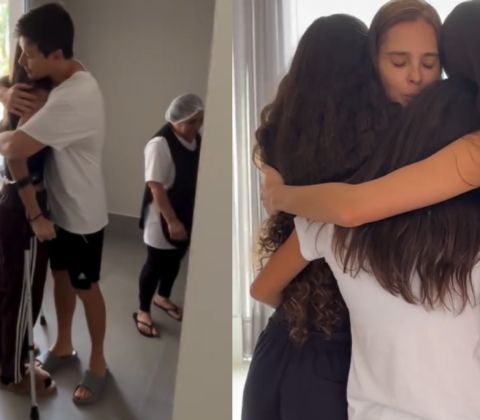Imagem do post Após alta médica, esposa de Rodrigo Faro volta pra casa