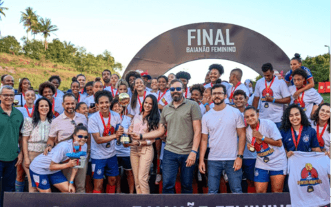 Imagem do post Bahia vence Vitória e é pentacampeão baiano feminino