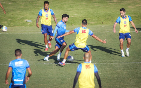 Imagem do post Ainda sem Biel, Bahia volta aos treinos de olho no São Paulo