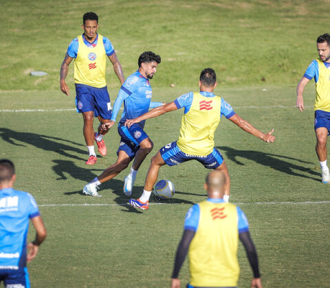 Imagem do post Ainda sem Biel, Bahia volta aos treinos de olho no São Paulo