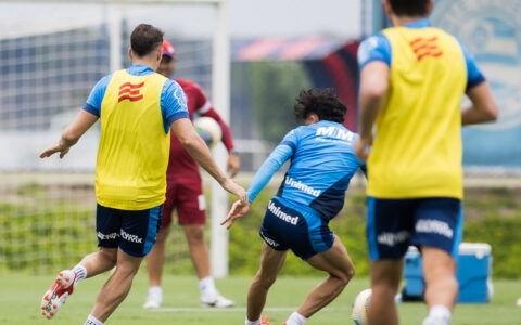 Imagem do post Bahia realiza último treino antes de enfrentar o Athletico Paranaense