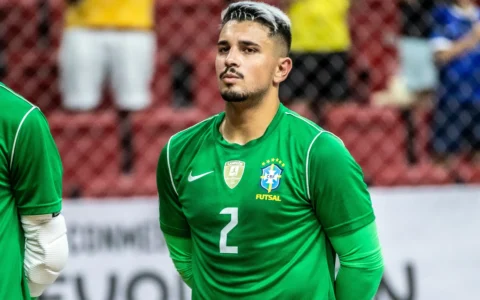 Imagem do post Goleiro Anderson sofre lesão no pé direito e está fora do Último confronto do Brasil pela Liga Evolução de Futsal