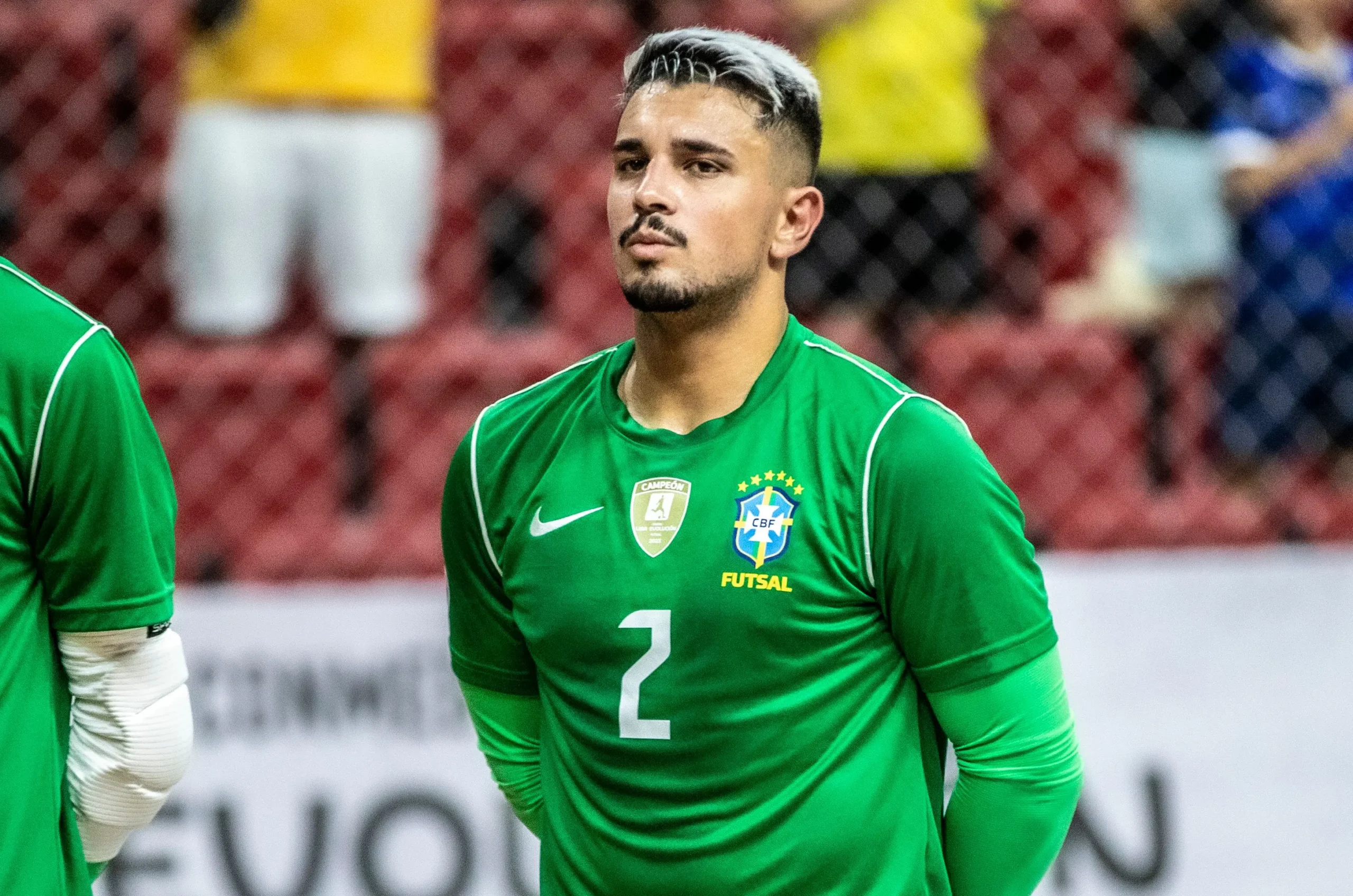 Goleiro Anderson sofre lesão no pé direito e está fora do Último confronto do Brasil pela Liga Evolução de Futsal