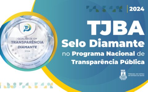 Imagem do post Tribunal conquista, pela segunda vez, Selo Diamante de Transparência Pública; agora, com 100% de performance