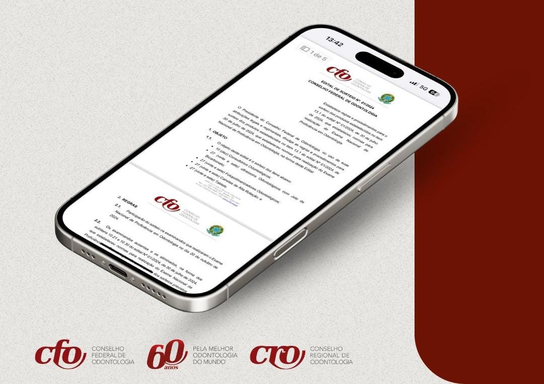 CFO divulga o Edital do Sorteio do Exame Nacional de Proficiência em Odontologia