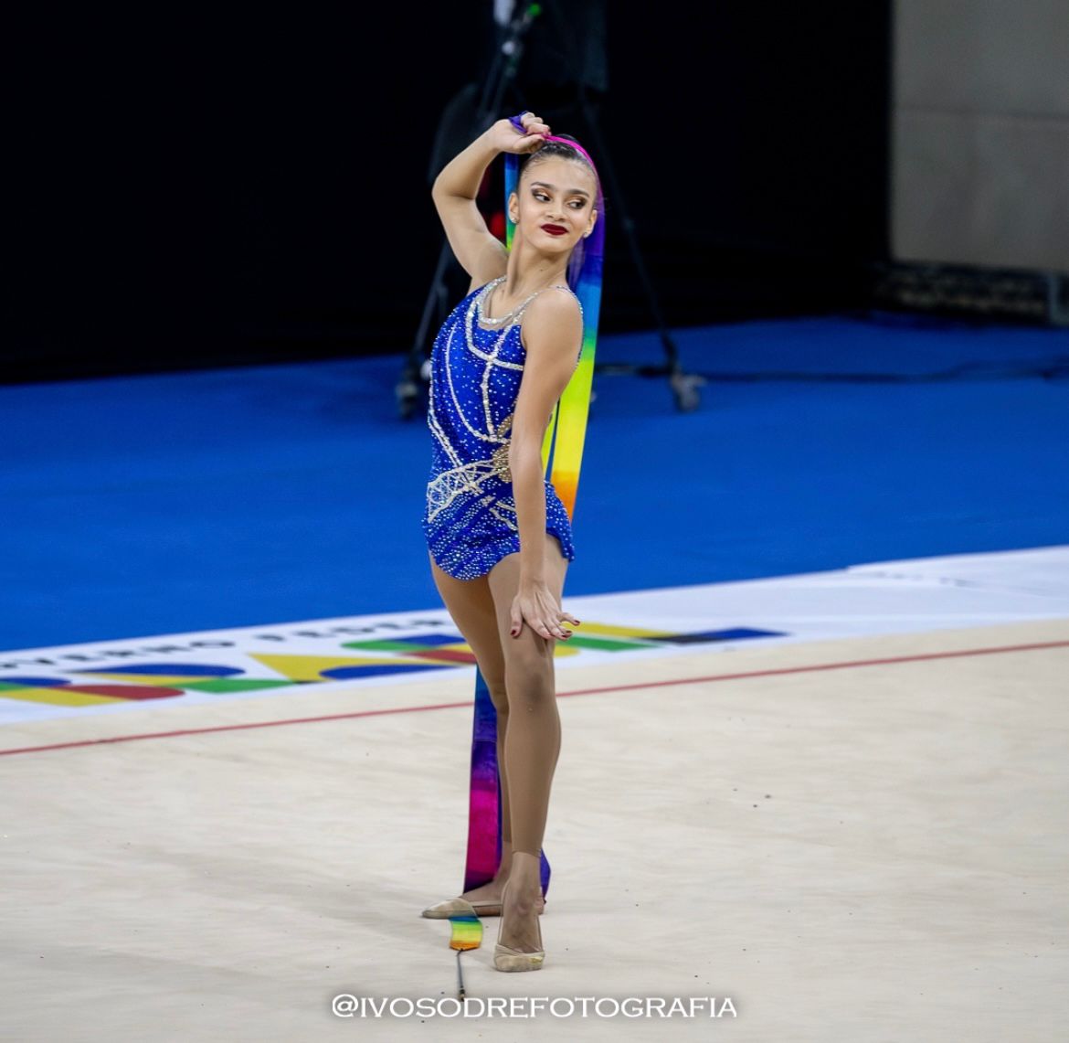 Destaque da ginástica rítmica baiana e brasileira, Keila Santos disputa torneio sul-americano no Chile com apoio da Sudesb